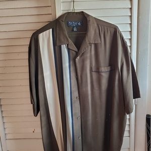 Nat Nast 100 % Silk Short Sleeve Shirt